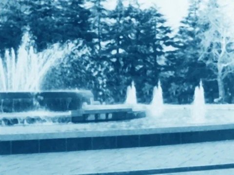 Tsukihime -A piece of blue glass moon- Fountain Scene